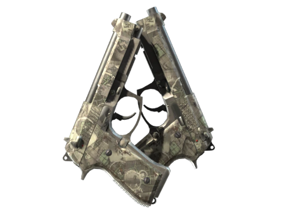 Dual Berettas | Heist (Well-Worn)