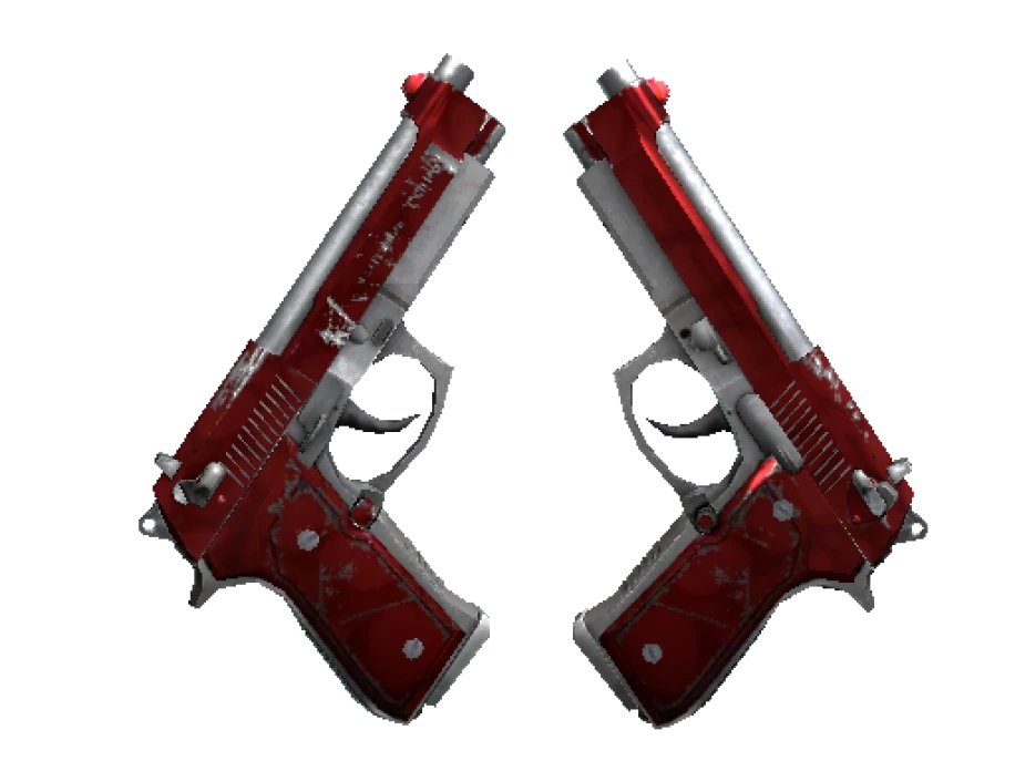 Dual Berettas | Hemoglobin (Field-Tested)