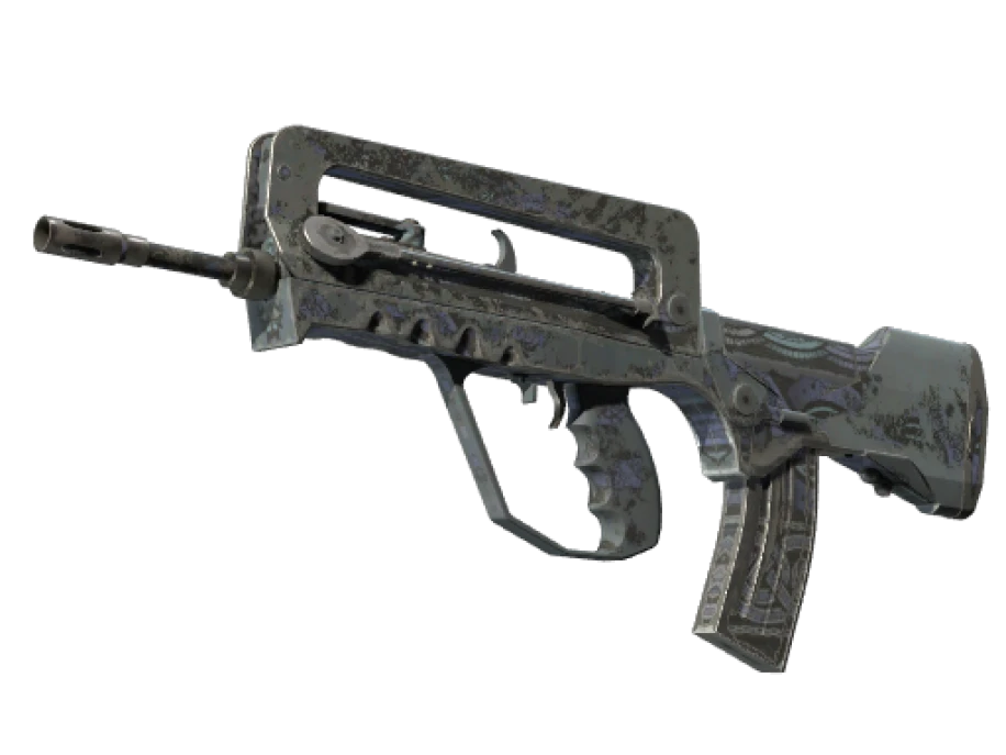 FAMAS | Night Borre (Battle-Scarred)