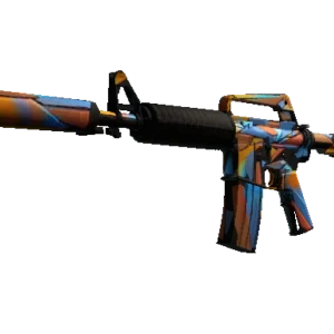 M4A1-S | Leaded Glass (Well-Worn)