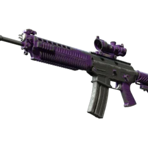 SG 553 | Ultraviolet (Battle-Scarred)