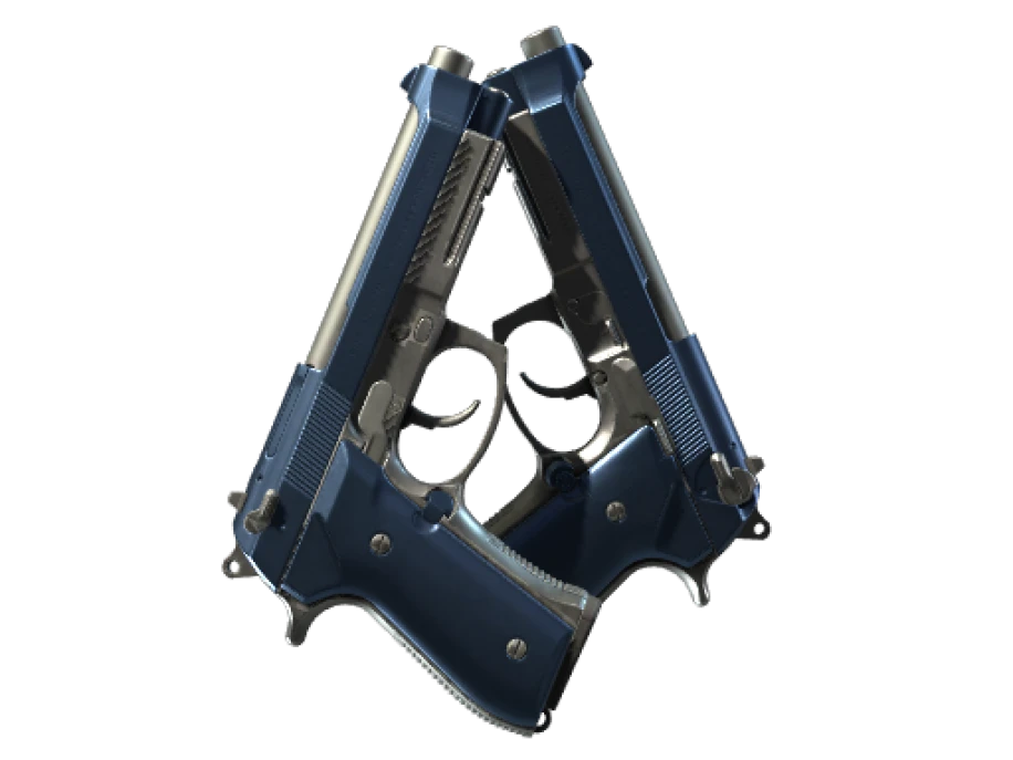 Souvenir Dual Berettas | Anodized Navy (Minimal Wear)