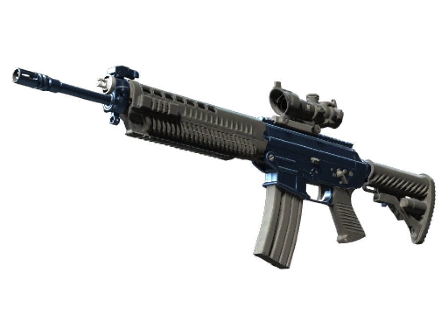 Souvenir SG 553 | Anodized Navy (Factory New)