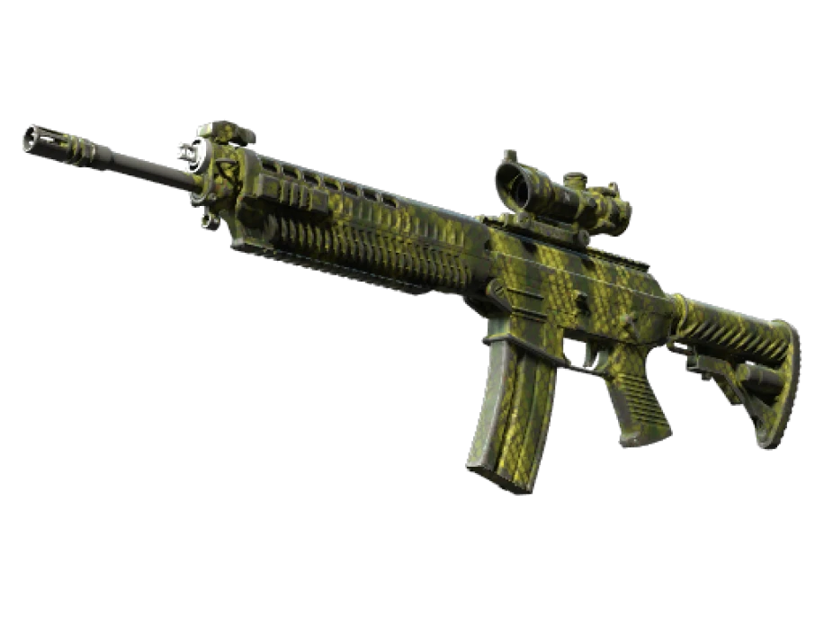 Souvenir SG 553 | Gator Mesh (Well-Worn)