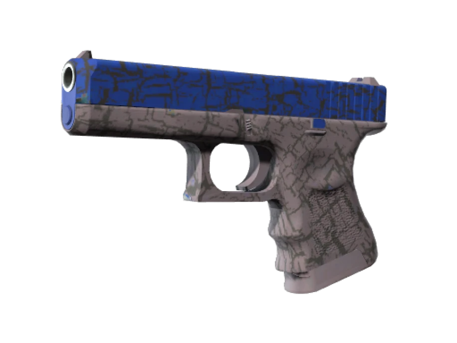 StatTrak™ Glock-18 | Blue Fissure (Minimal Wear)
