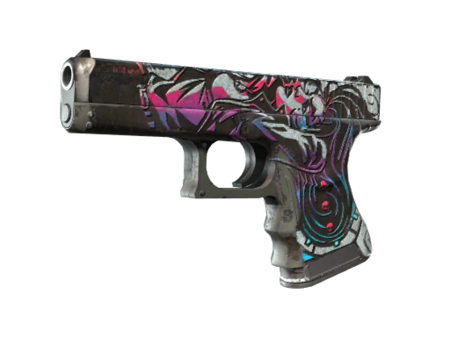 StatTrak™ Glock-18 | Neo-Noir (Battle-Scarred)