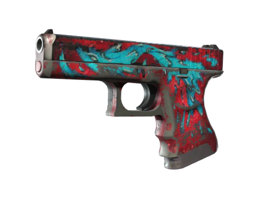 StatTrak™ Glock-18 | Water Elemental (Battle-Scarred)