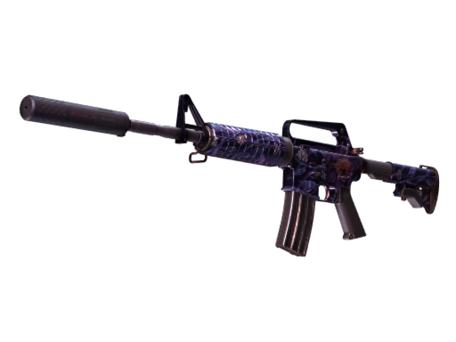 StatTrak™ M4A1-S | Black Lotus (Battle-Scarred)