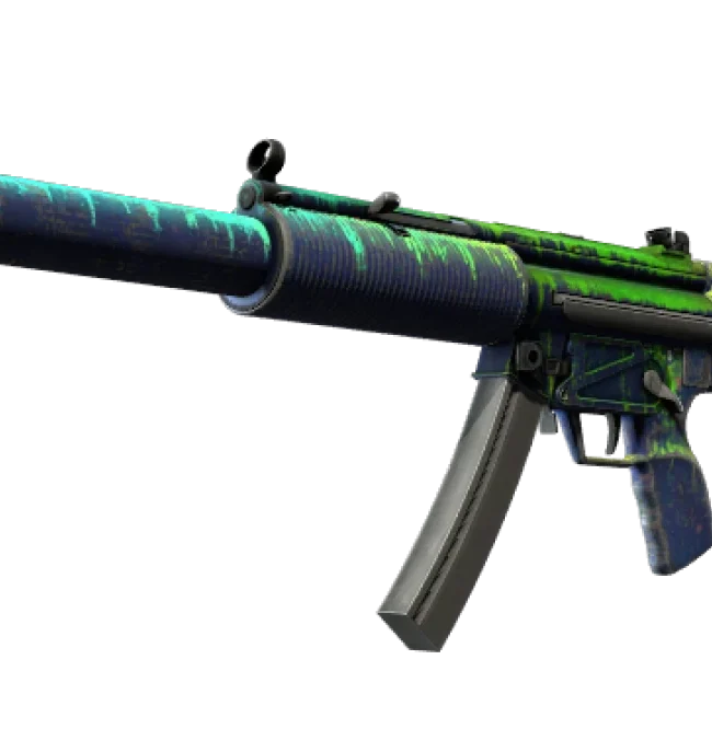StatTrak™ MP5-SD | Phosphor (Battle-Scarred)