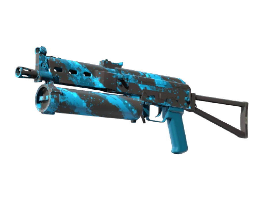 StatTrak™ PP-Bizon | Blue Streak (Minimal Wear)