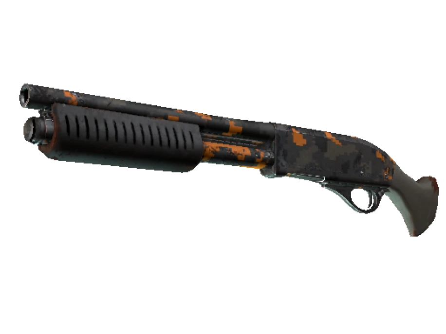 StatTrak™ Sawed-Off | Orange DDPAT (Field-Tested)