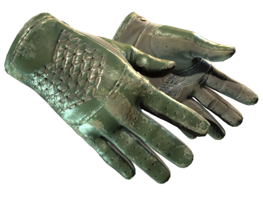 ★ Driver Gloves | Racing Green (Battle-Scarred)