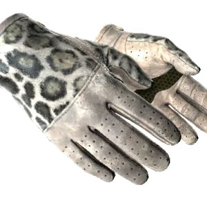 ★ Driver Gloves | Snow Leopard (Well-Worn)