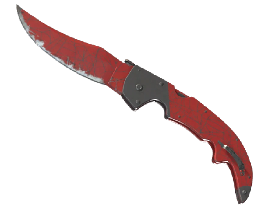 ★ Falchion Knife | Crimson Web (Field-Tested)