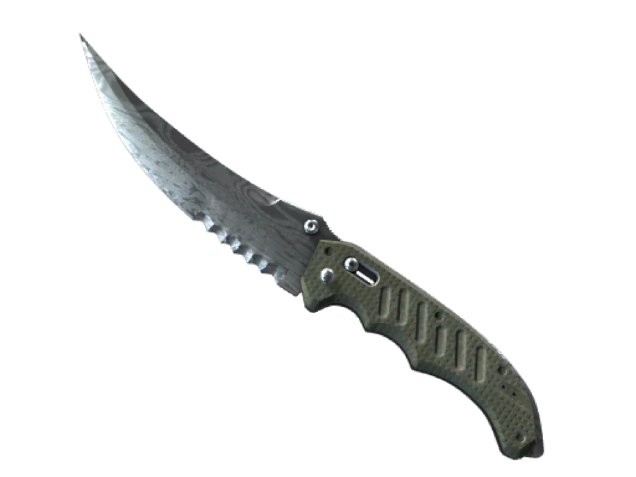 ★ Flip Knife | Damascus Steel (Minimal Wear)