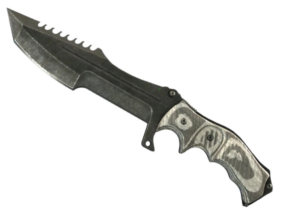 ★ Huntsman Knife | Black Laminate (Battle-Scarred)