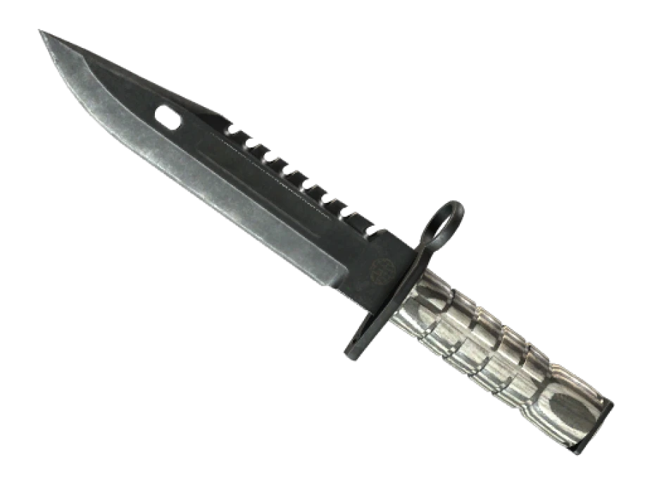 ★ M9 Bayonet | Black Laminate (Well-Worn)