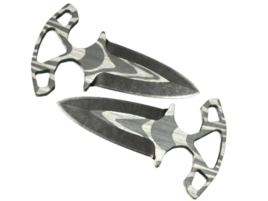 ★ Shadow Daggers | Black Laminate (Well-Worn)
