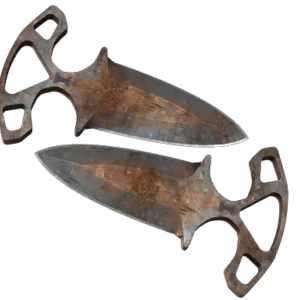 ★ Shadow Daggers | Rust Coat (Battle-Scarred)