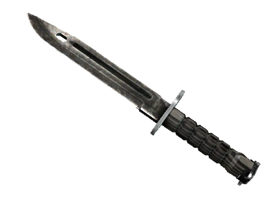 ★ StatTrak™ Bayonet | Black Laminate (Battle-Scarred)