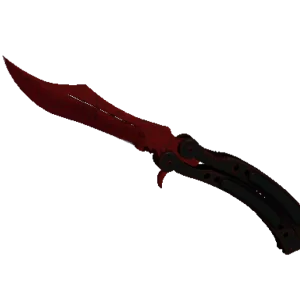 ★ StatTrak™ Butterfly Knife | Crimson Web (Minimal Wear)