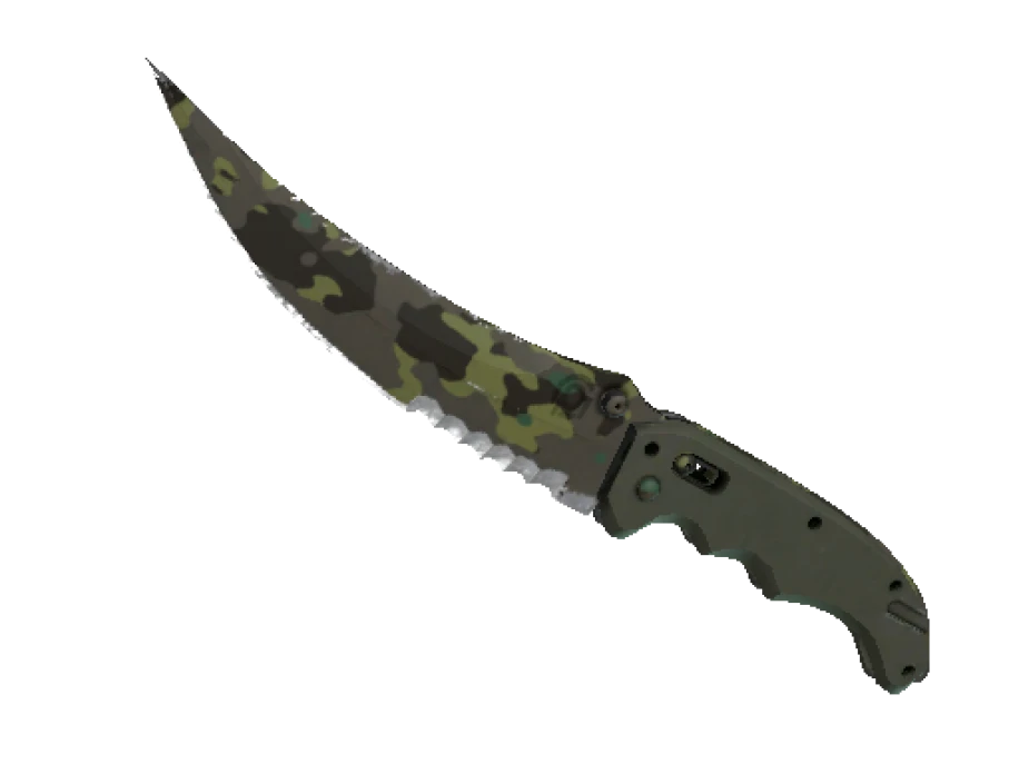 ★ StatTrak™ Flip Knife | Boreal Forest (Well-Worn)