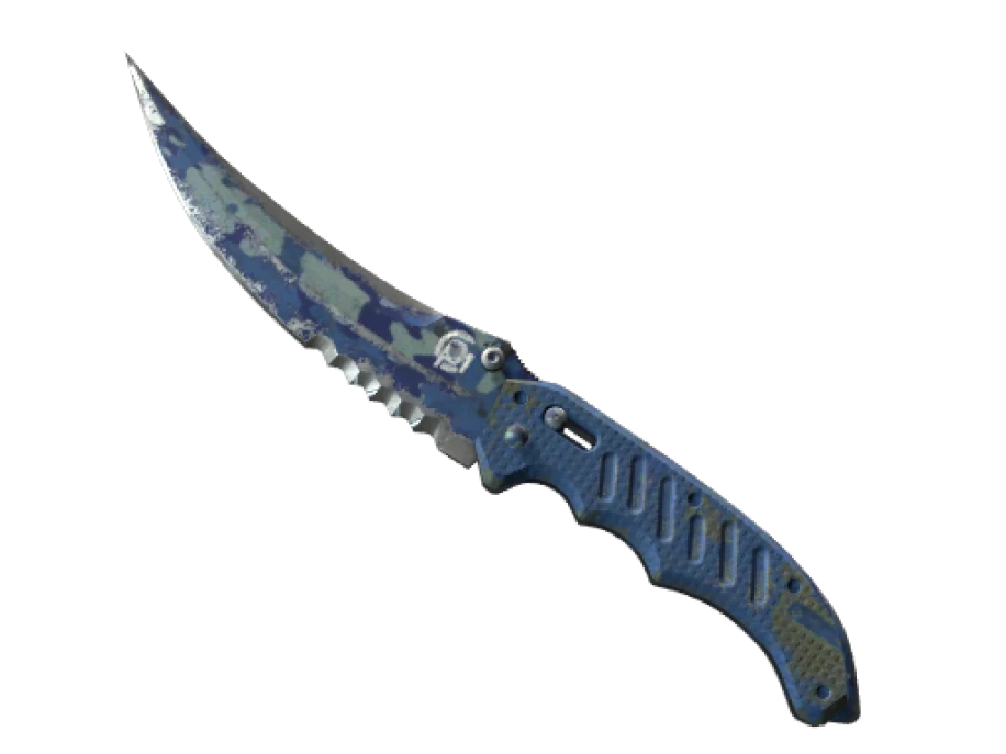 ★ StatTrak™ Flip Knife | Bright Water (Battle-Scarred)