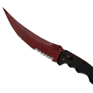★ StatTrak™ Flip Knife | Crimson Web (Minimal Wear)