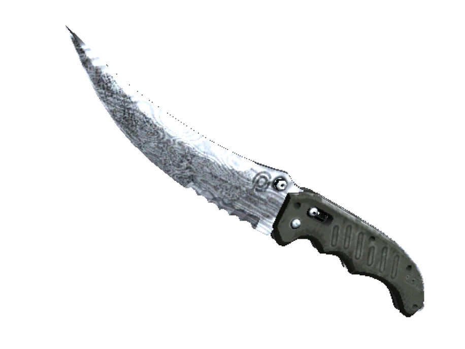 ★ StatTrak™ Flip Knife | Damascus Steel (Well-Worn)