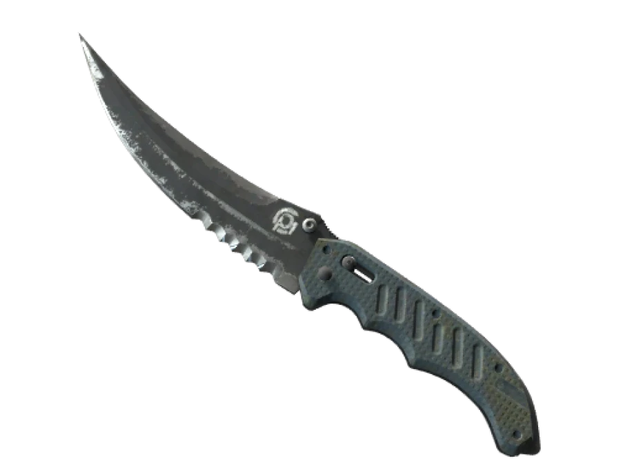 ★ StatTrak™ Flip Knife | Night (Battle-Scarred)