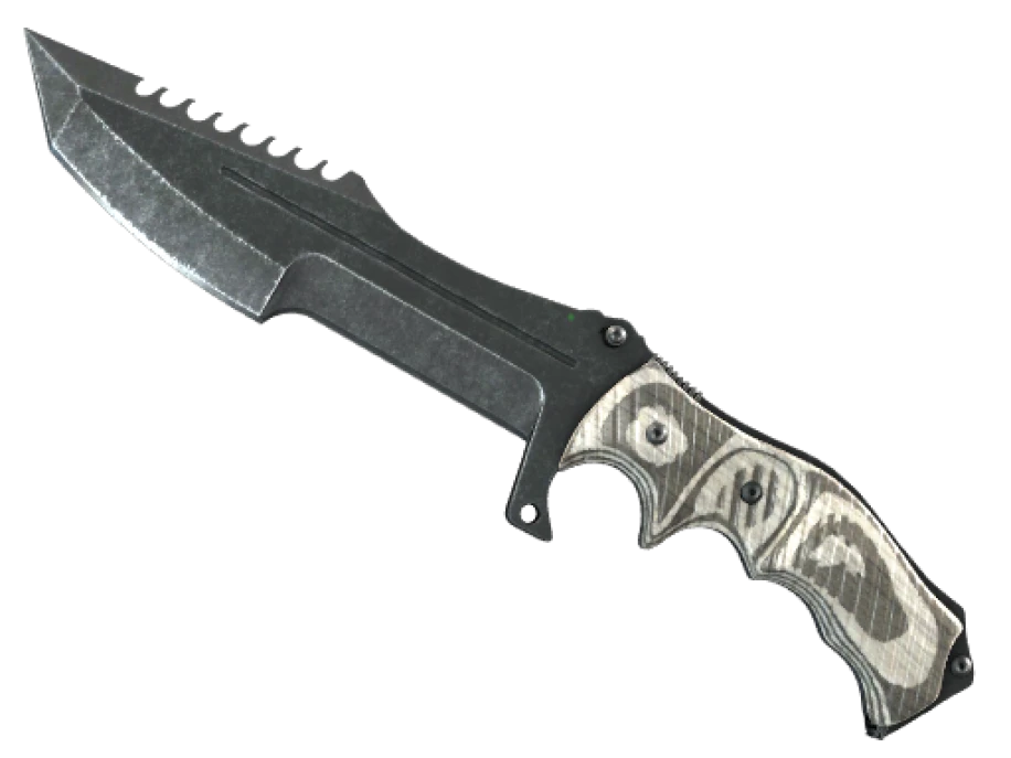 ★ StatTrak™ Huntsman Knife | Black Laminate (Minimal Wear)