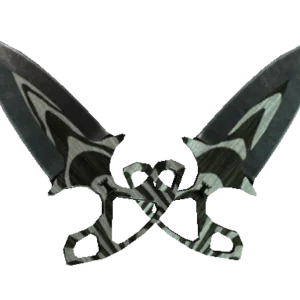★ StatTrak™ Shadow Daggers | Black Laminate (Well-Worn)
