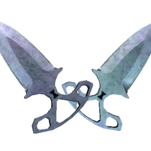★ StatTrak™ Shadow Daggers | Blue Steel (Well-Worn)
