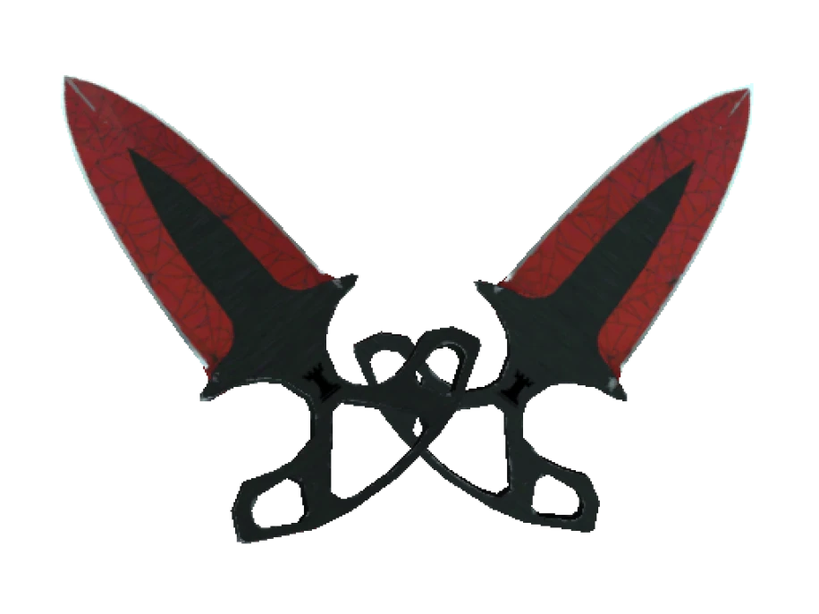 ★ StatTrak™ Shadow Daggers | Crimson Web (Well-Worn)
