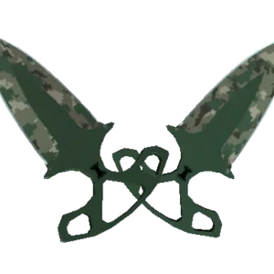 ★ StatTrak™ Shadow Daggers | Forest DDPAT (Well-Worn)