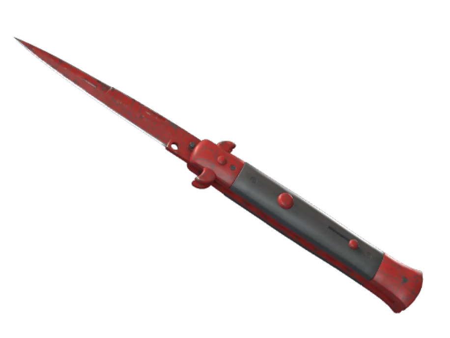 ★ StatTrak™ Stiletto Knife | Crimson Web (Field-Tested)