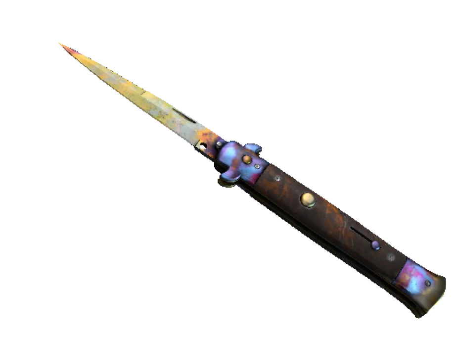 ★ Stiletto Knife | Case Hardened (Minimal Wear)