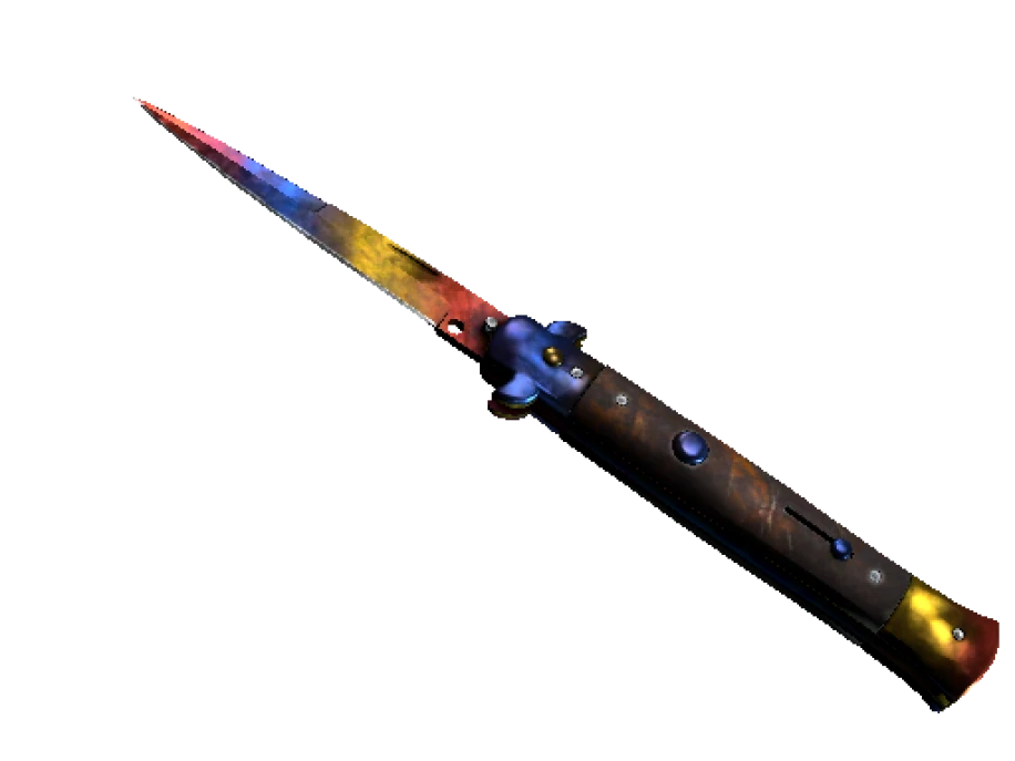 ★ Stiletto Knife | Marble Fade (Minimal Wear)