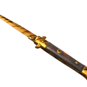 ★ Stiletto Knife | Tiger Tooth (Minimal Wear)