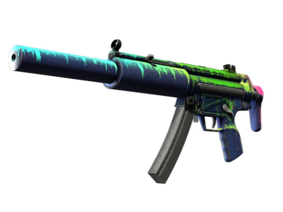 StatTrak™ MP5-SD | Phosphor (Well-Worn)