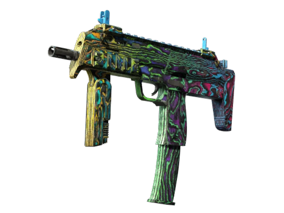 StatTrak™ MP7 | Neon Ply (Minimal Wear)