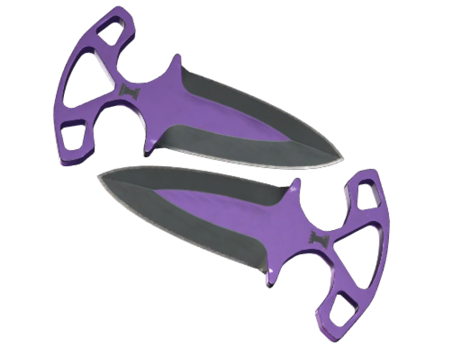 ★ Shadow Daggers | Ultraviolet (Well-Worn)
