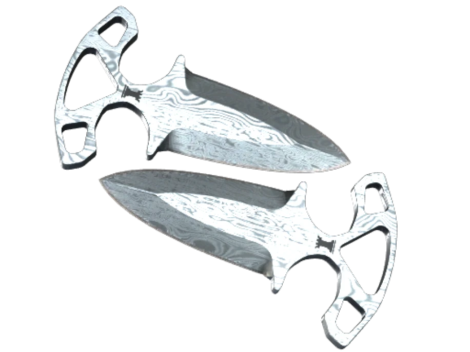 ★ StatTrak™ Shadow Daggers | Damascus Steel (Well-Worn)