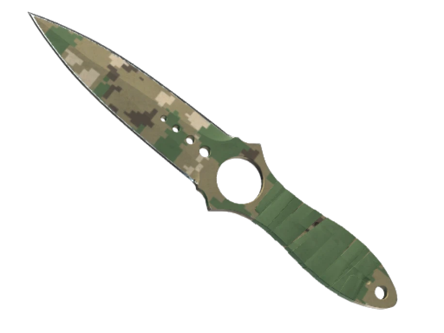 ★ StatTrak™ Skeleton Knife | Forest DDPAT (Well-Worn)