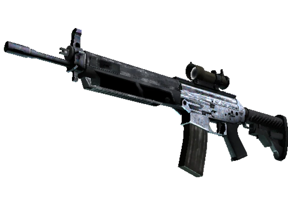 Souvenir SG 553 | Damascus Steel (Factory New)
