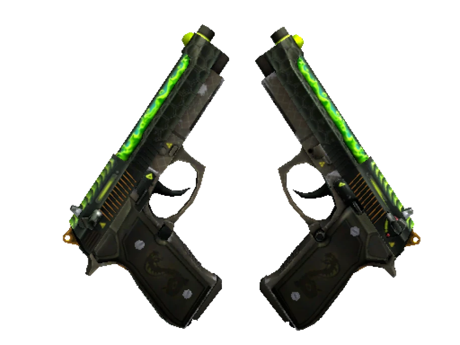 StatTrak™ Dual Berettas | Cobra Strike (Field-Tested)