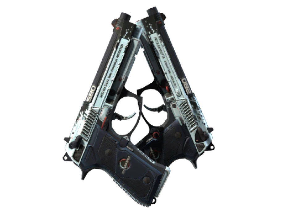 StatTrak™ Dual Berettas | Dezastre (Minimal Wear)