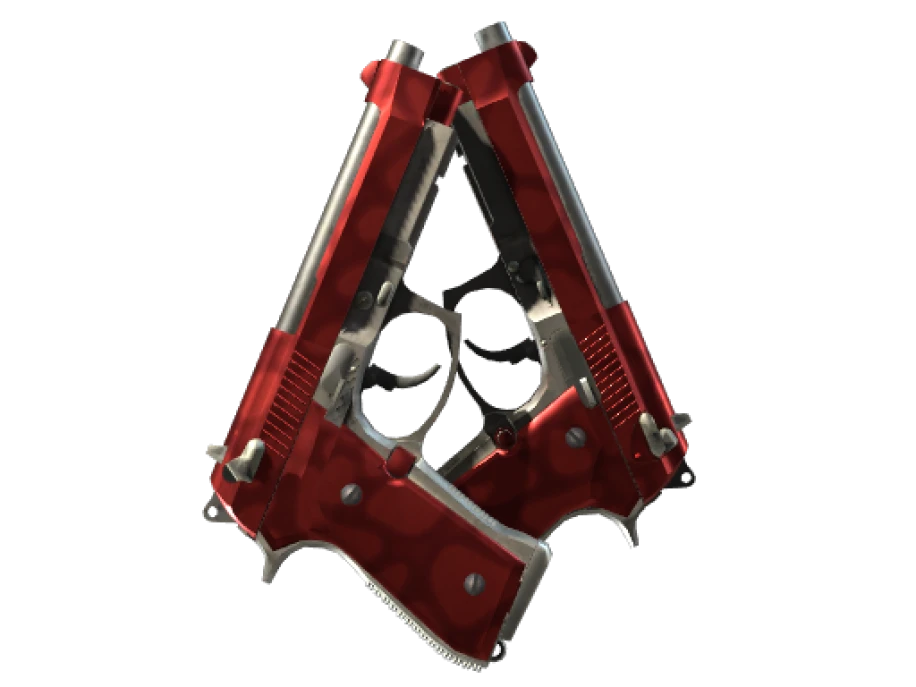 StatTrak™ Dual Berettas | Hemoglobin (Factory New)