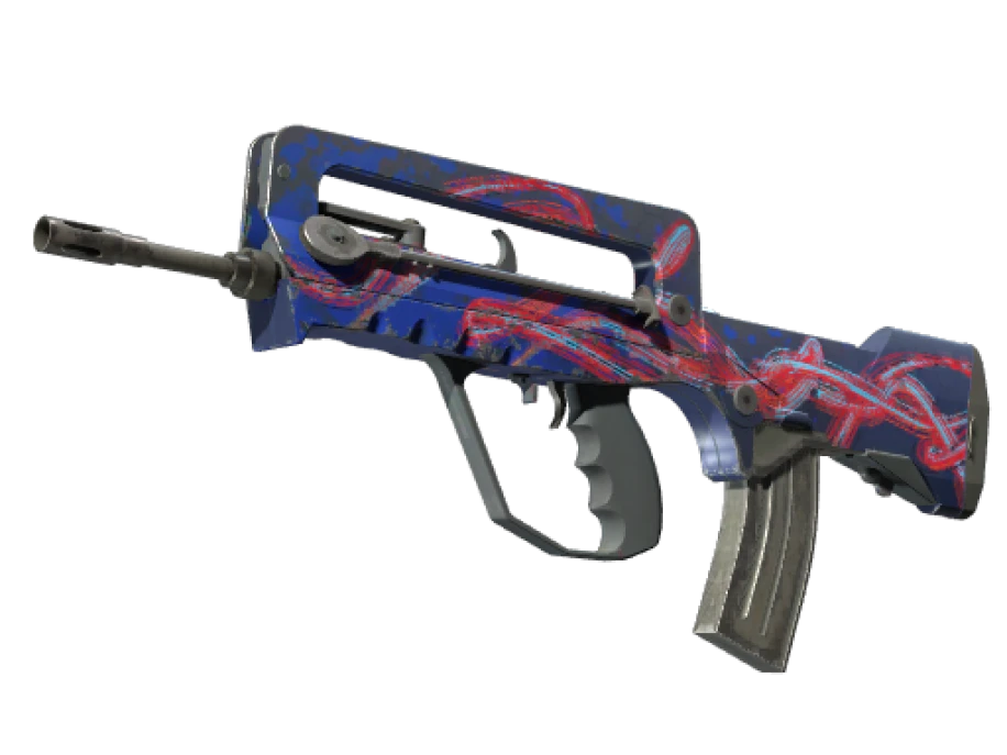 StatTrak™ FAMAS | Afterimage (Minimal Wear)