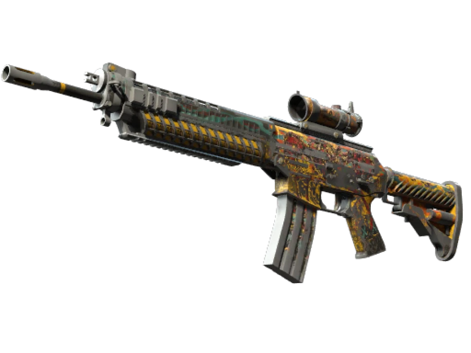 StatTrak™ SG 553 | Colony IV (Battle-Scarred)
